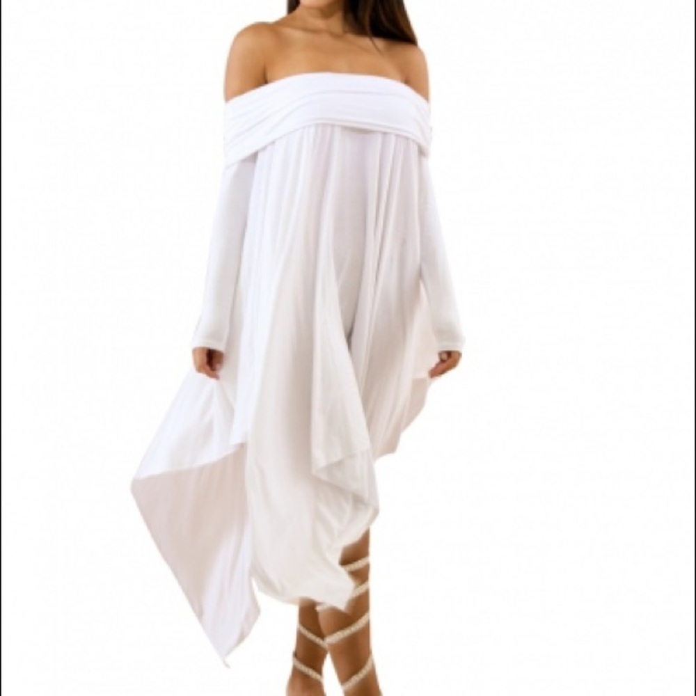 Solid Hem Dress - image 1